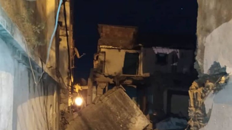انهيار جزئي لبناية بالقصبة وسط العاصمة