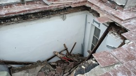 انهيار سقف منزل ببلدية الجزائر الوسطى