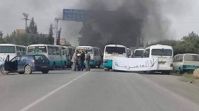 الناقلون الخواص يغلقون طرقات وسط مدينة بجاية