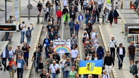 الشرطة الألمانية تفرق تظاهرة لمعارضي قيود كورونا