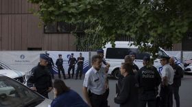 هجوم بسكين في بروكسل