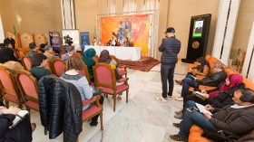 الشاب نصرو في صالون الإبداع ومجسم لـ”كباريه سوفاج” في قصر الثقافة