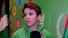 البطلة الأولمبية بنيدة مراح تقود الوفد الجزائري إلى رام الله