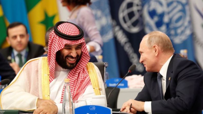 تحية حارة من بوتين لبن سلمان