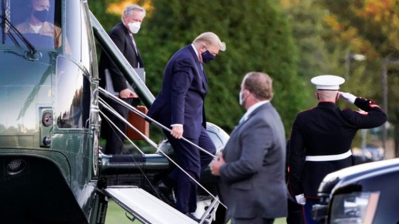 ترامب يقضي بضعة أيام في مستشفى عسكري