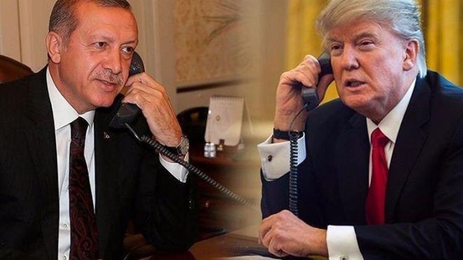 ترامب يجري اتصالاً مع أردوغان