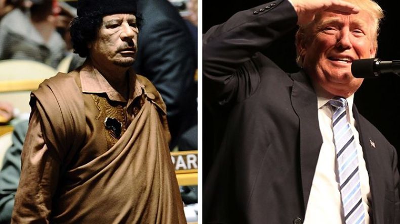 ترامب جعل نفسه نسخة أمريكية من القذافي!