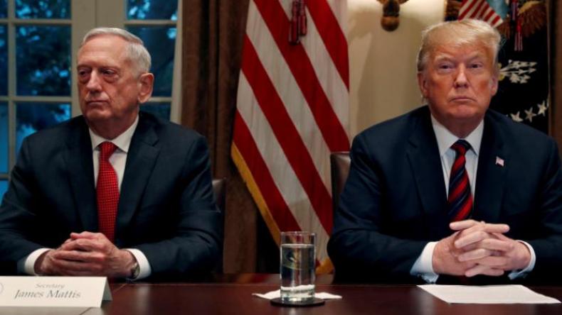 خطاب استقالة ماتيس تحد فريد لخطط ترامب