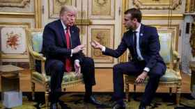 ماكرون يستقبل ترامب في الإليزيه