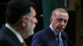 أردوغان يبدي انزعاجه من استقالة السراج