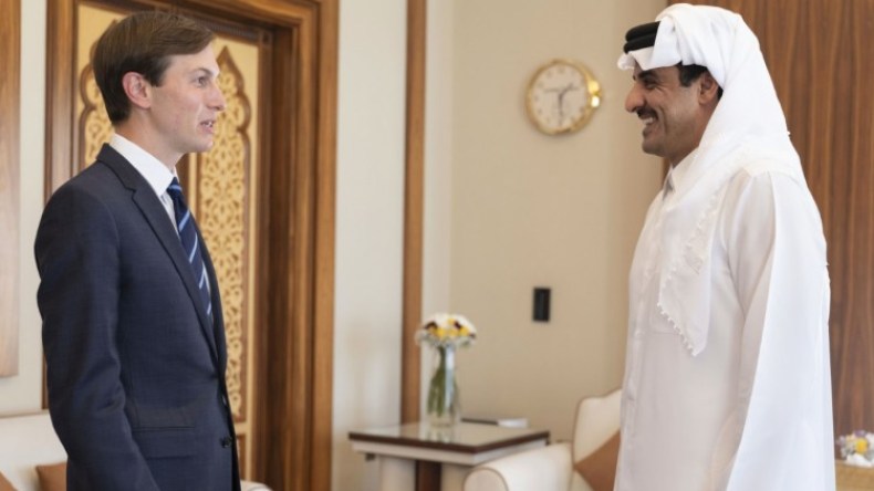 أمير قطر يلتقي جاريد كوشنر