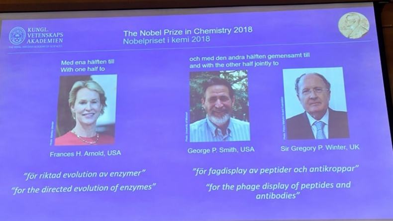 فوز أمريكيين وبريطاني بنوبل للكيمياء