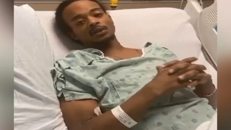 أمريكي أسود أصابه شرطي بالرصاص يتحدث لأول مرة