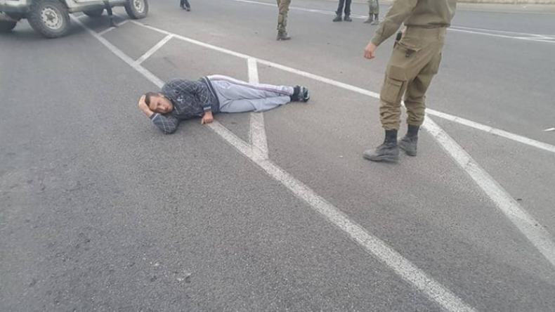 إطلاق النار على فلسطيني في الخليل