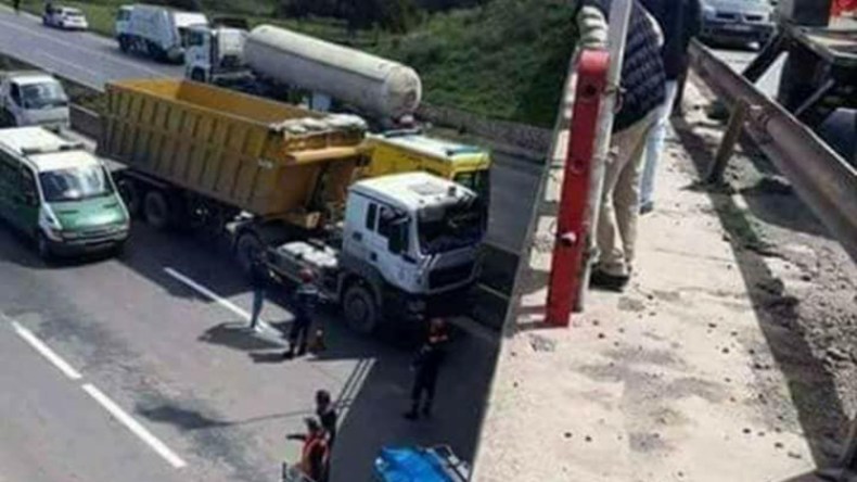 مصرع عامل هوى من جسر أثناء تعليق الأعلام الوطنية بوهران