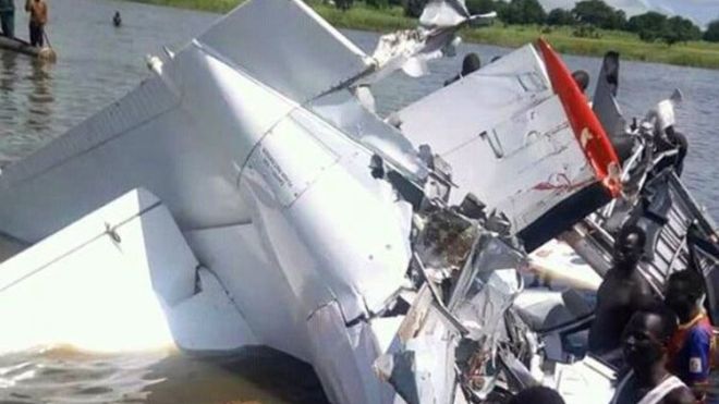 مقتل 19 في تحطم طائرة بجنوب السودان