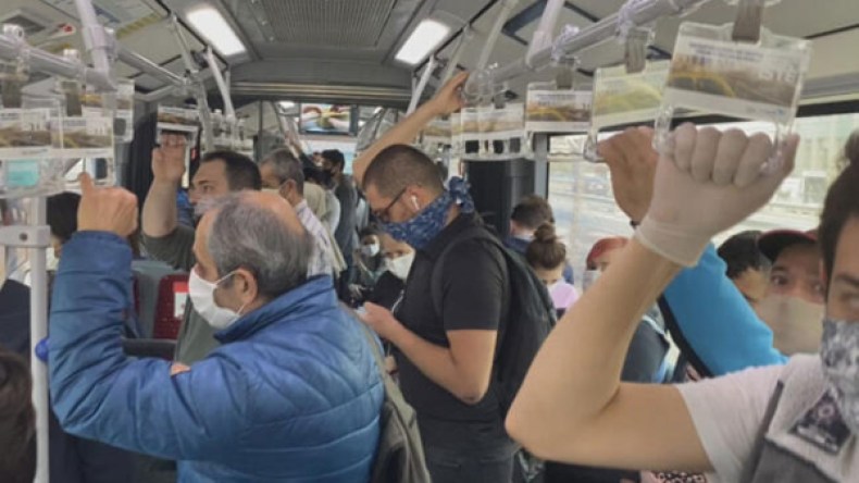 حافلات العاصمة تكتظ بالركاب ولا احترام لإجراءات الوقاية