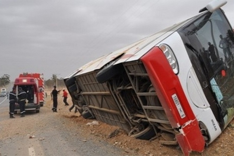 12 Algerian Tourists Injured In A Bus Accident In Tunisia