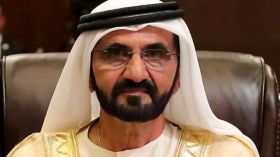 حاكم دبي يؤكد دعم بلاده للسعودية