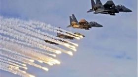 غارات إسرائيلية على مواقع لحزب الله والنظام السوري بدمشق