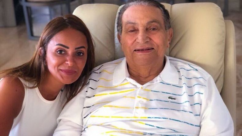 هكذا بدا حسني مبارك في آخر صورة له