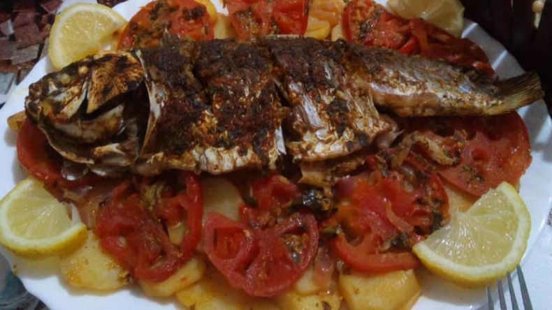 بطاطا كوشة بالحوت