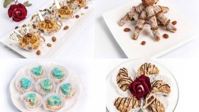 حلوة القلوب الزرقاء_ حلوى المكسرات_هلالات باللوز والمربى_”سيقار” بالمربى