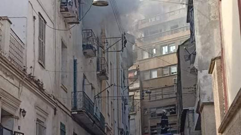حريق متبوع بانفجار يهز العاصمة