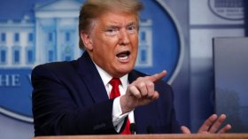 شاهد.. كورونا يُفقد ترامب أعصابه