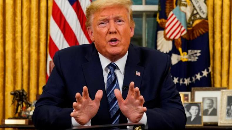 ترامب يقيد السفر من أوروبا لمواجهة كورونا