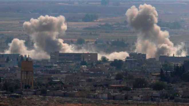 نحن خارج مدينة منبج شمال سوريا