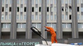 قتلى من مرضى كورونا في حريق بمستشفى روسي (فيديو)