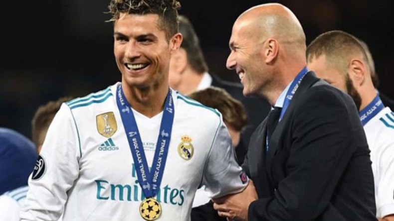 رونالدو يثني على زيدان ويصفه بالـ”صديق”