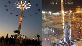 هذا هو سبب سقوط الأرجوحة العملاقة بمستغانم