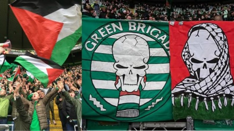 أنصار السلتيك الأسكتلندي يتعاطفون مع فلسطين