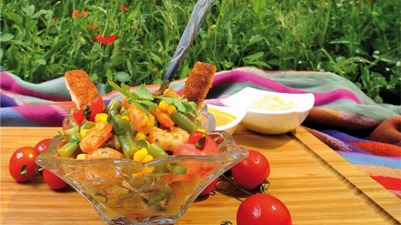 سلطة الجمبري