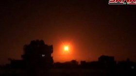 قصف صاروخي إسرائيلي في جنوب ووسط سوريا