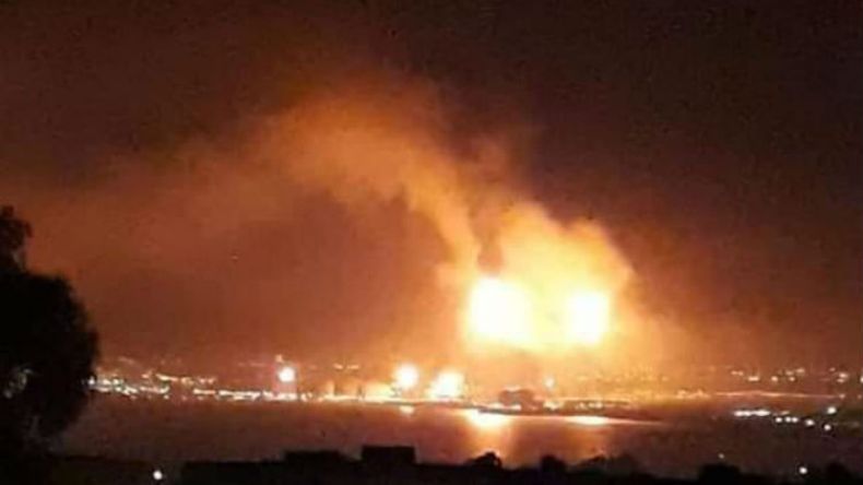 انفجار يهز أكبر مصنع لتمييع الغاز بوهران