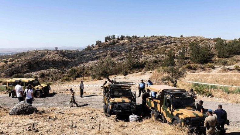 سقوط صاروخ على شمال قبرص