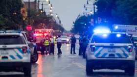 شاهد.. إصابات بإطلاق نار على جنازة في شيكاغو