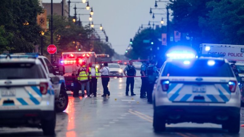 شاهد.. إصابات بإطلاق نار على جنازة في شيكاغو