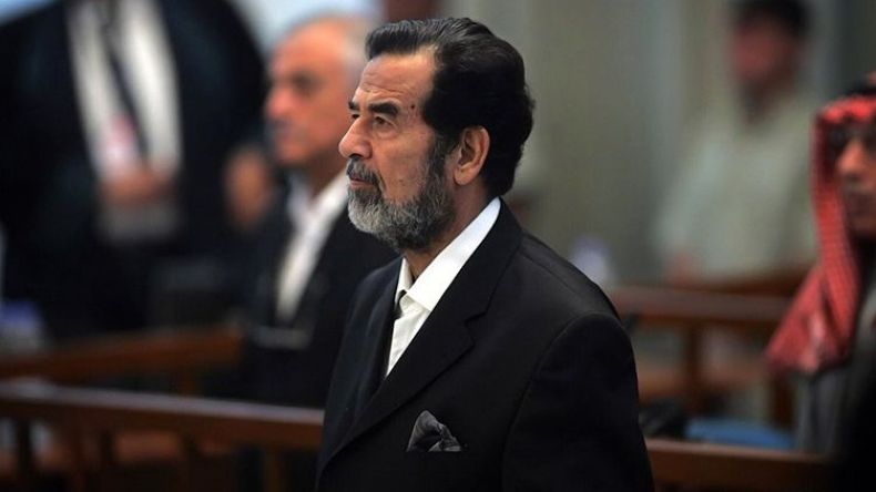 رسالة نادرة لصدام حسين بخط يده وهو في السجن