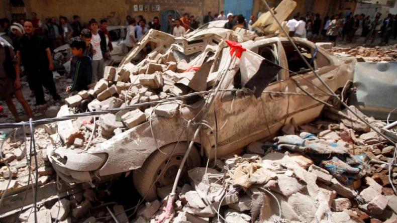 التحالف يقصف مواقع للحوثيين في صنعاء