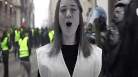 هذه الفنانة ردت على ماكرون بـ”طلع البدر علينا”!