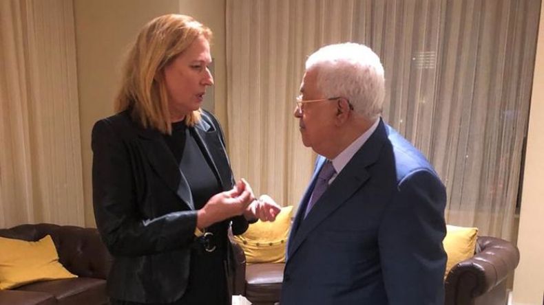 عباس يلتقي تسيبي ليفني في نيويورك