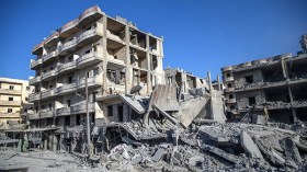 11 قتيلاً في انفجار مبنى مفخخ في عفرين