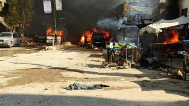 قنبلة تقتل 40 مدنياً في عفرين شمال سوريا