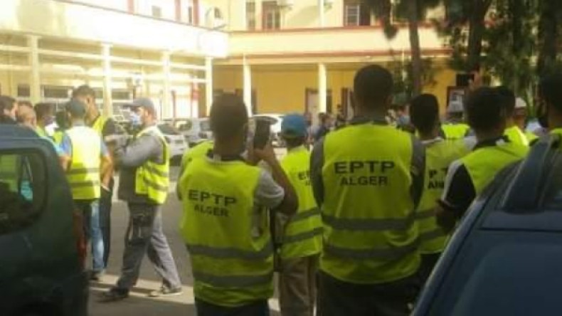 عمال مؤسسة الأشغال العمومية يهددون بإضراب مفتوح