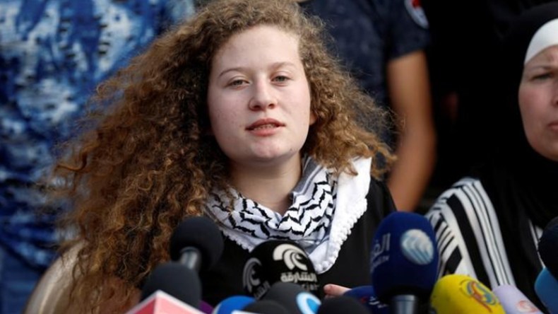 عهد التميمي وأمها ناريمان والنضال الفلسطيني الأصيل