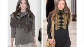 عودة تصاميم السبعينيات والتنورة الطويلة والصوف